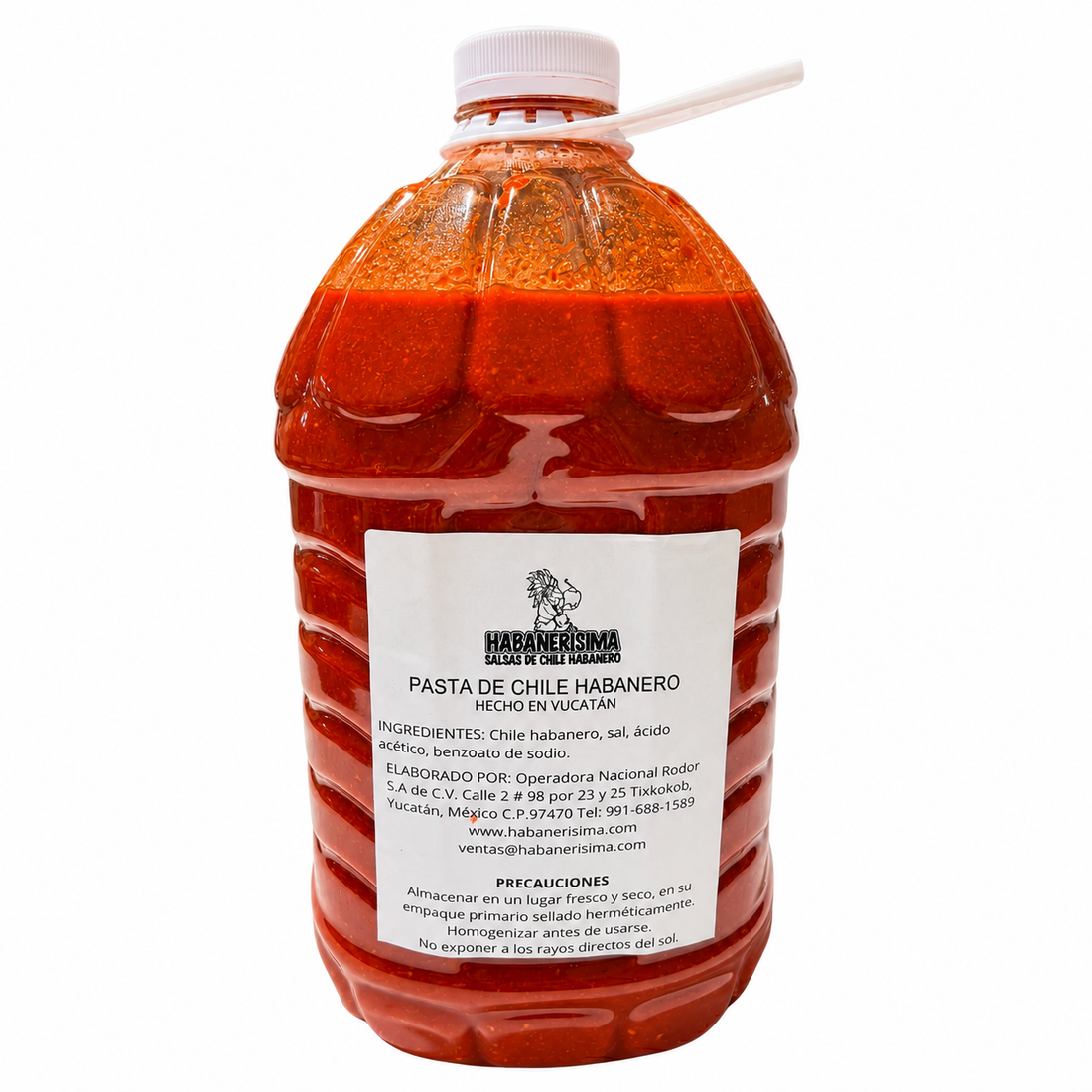 Pasta/ Puré de Chile Habanero Habanerísima