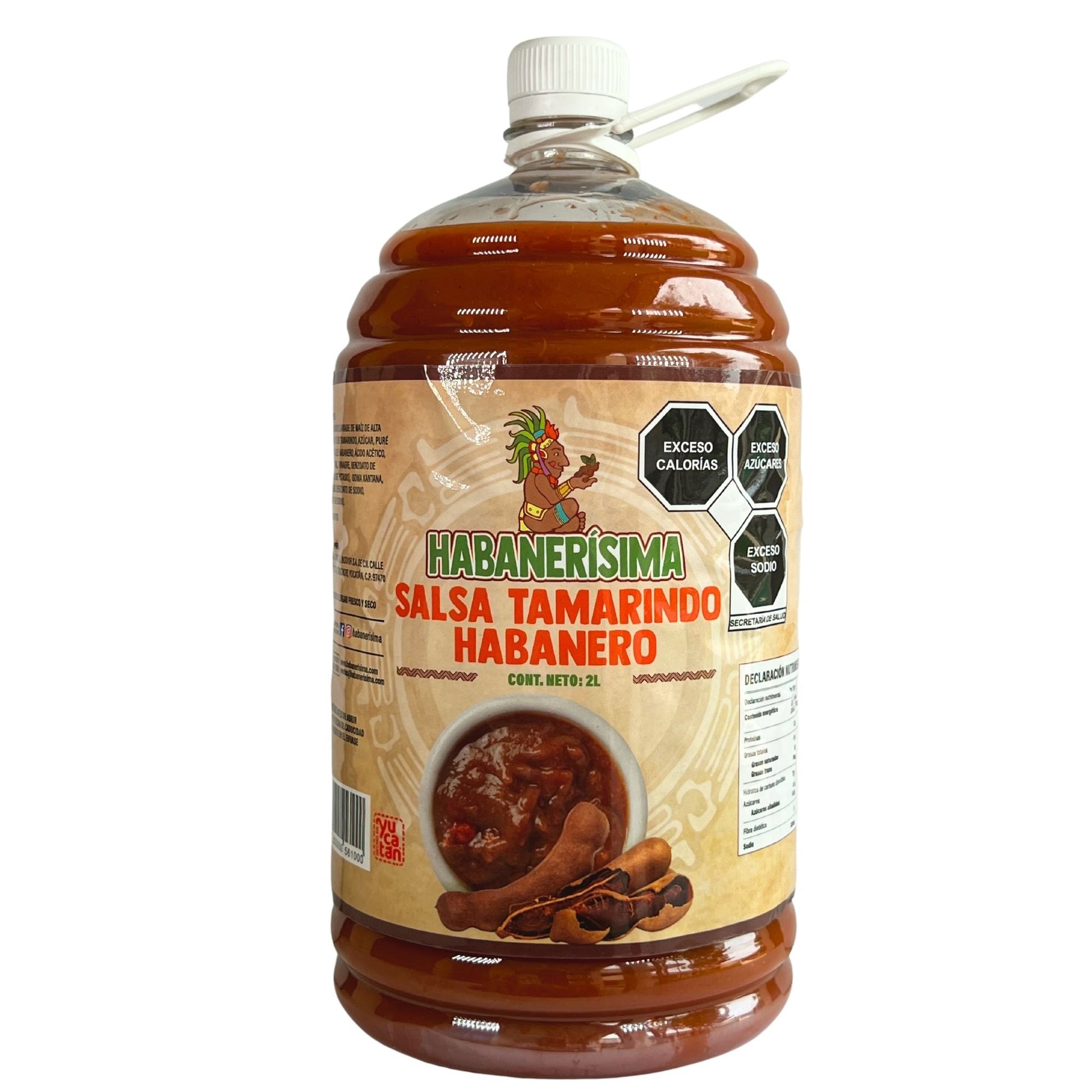 Salsa Habanero Tamarindo Habanerisima 2 litros