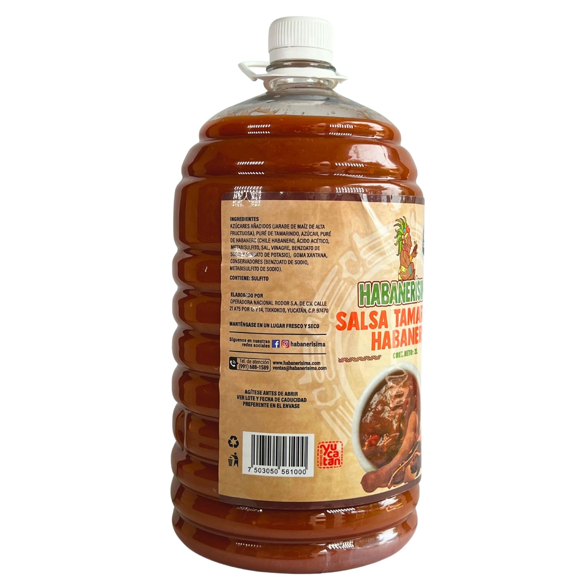 Salsa Habanero Tamarindo Habanerisima 2 litros 2
