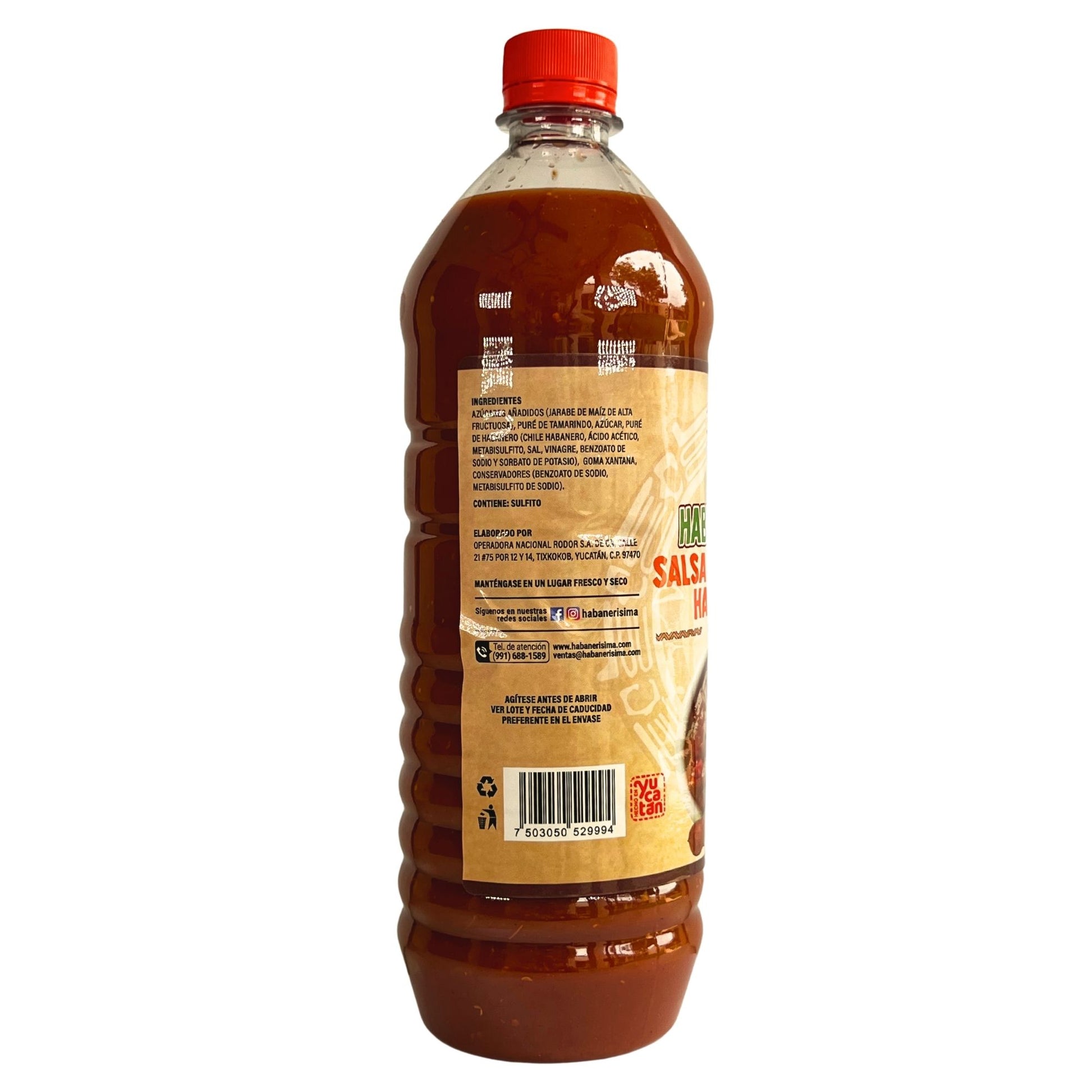 Salsa Habanero Tamarindo Habanerisima Litro 3