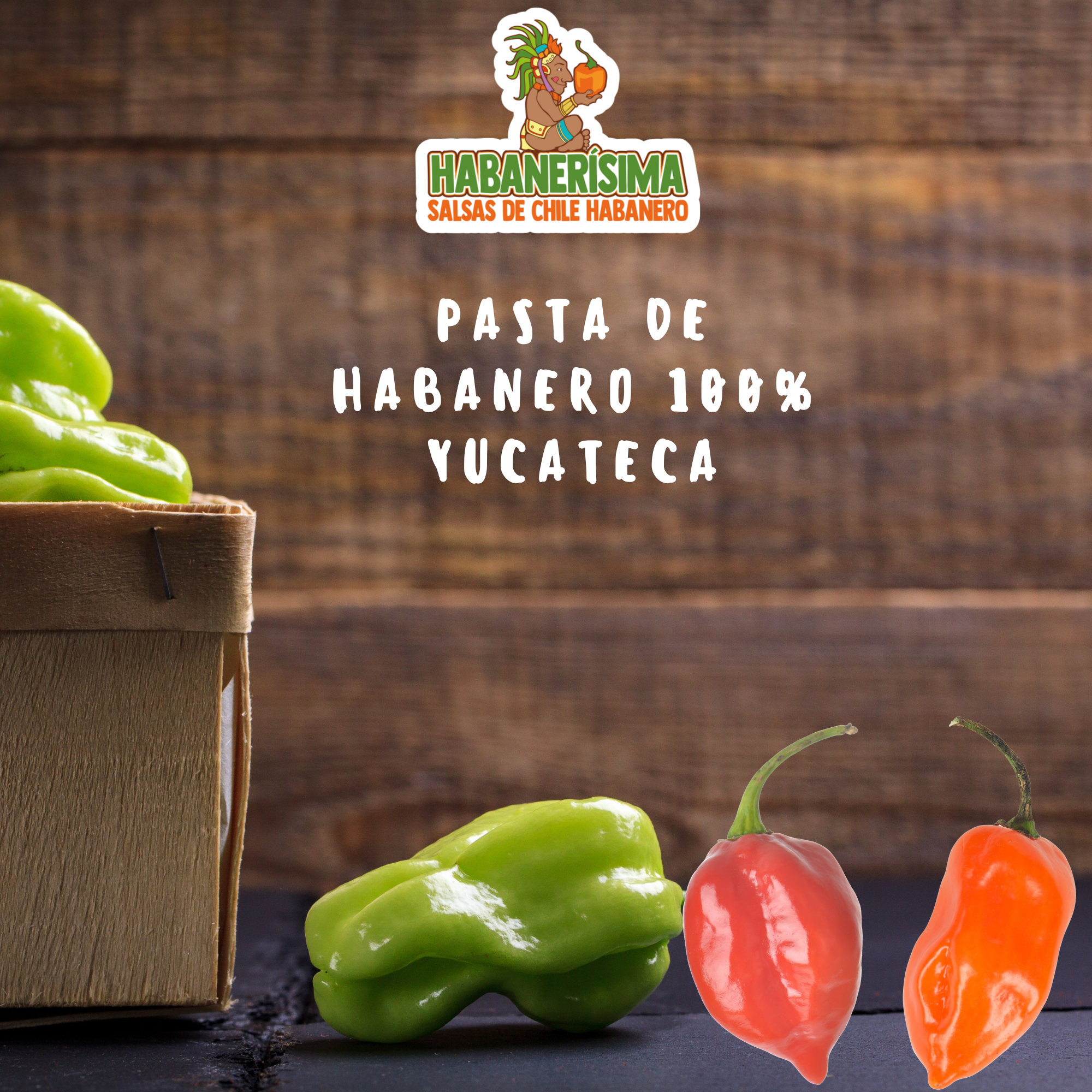 Pasta de Chile Habanero Naranja Habanerísima