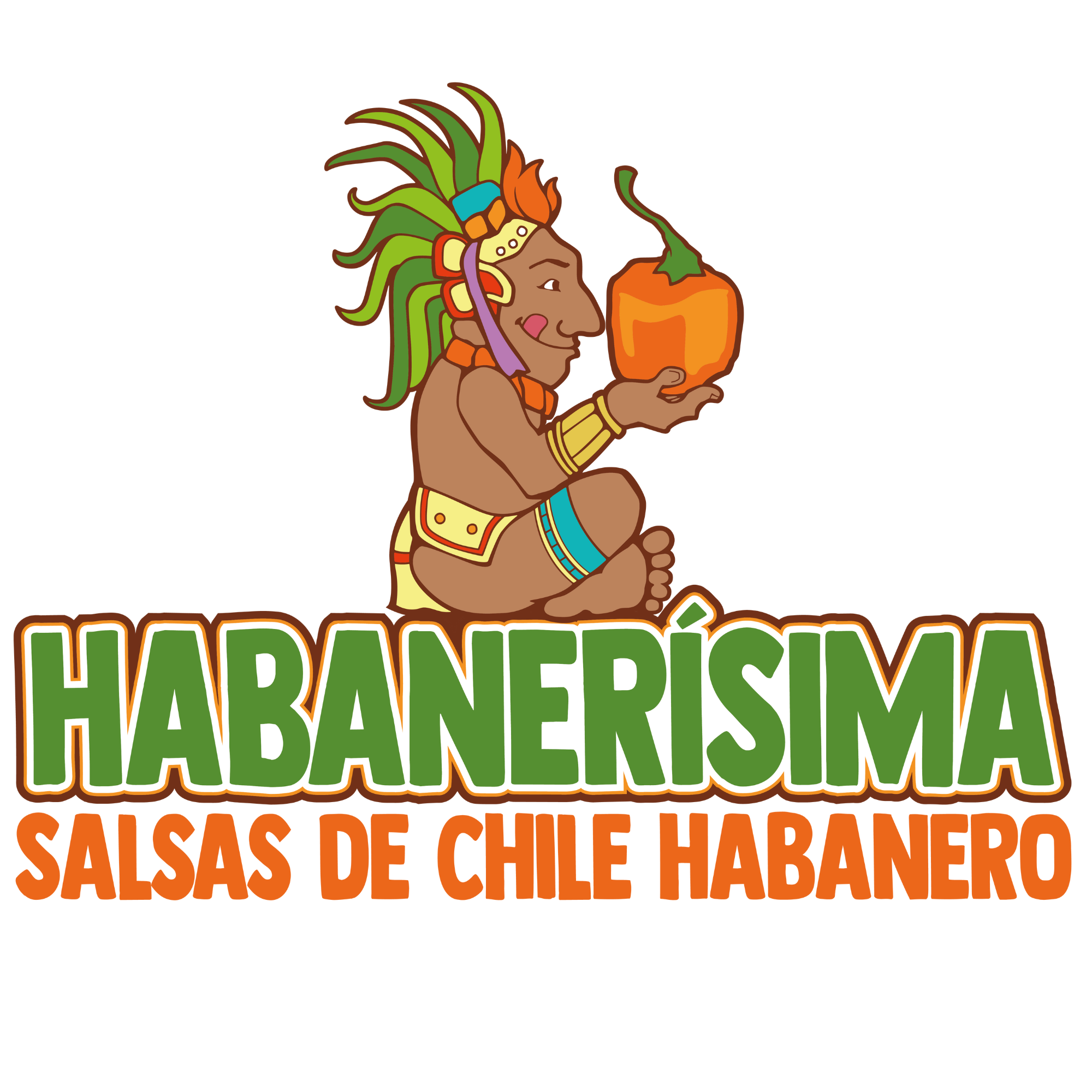 1 Caja de Salsa De Chile Habanero Habanerísima Asada De 1 Lt