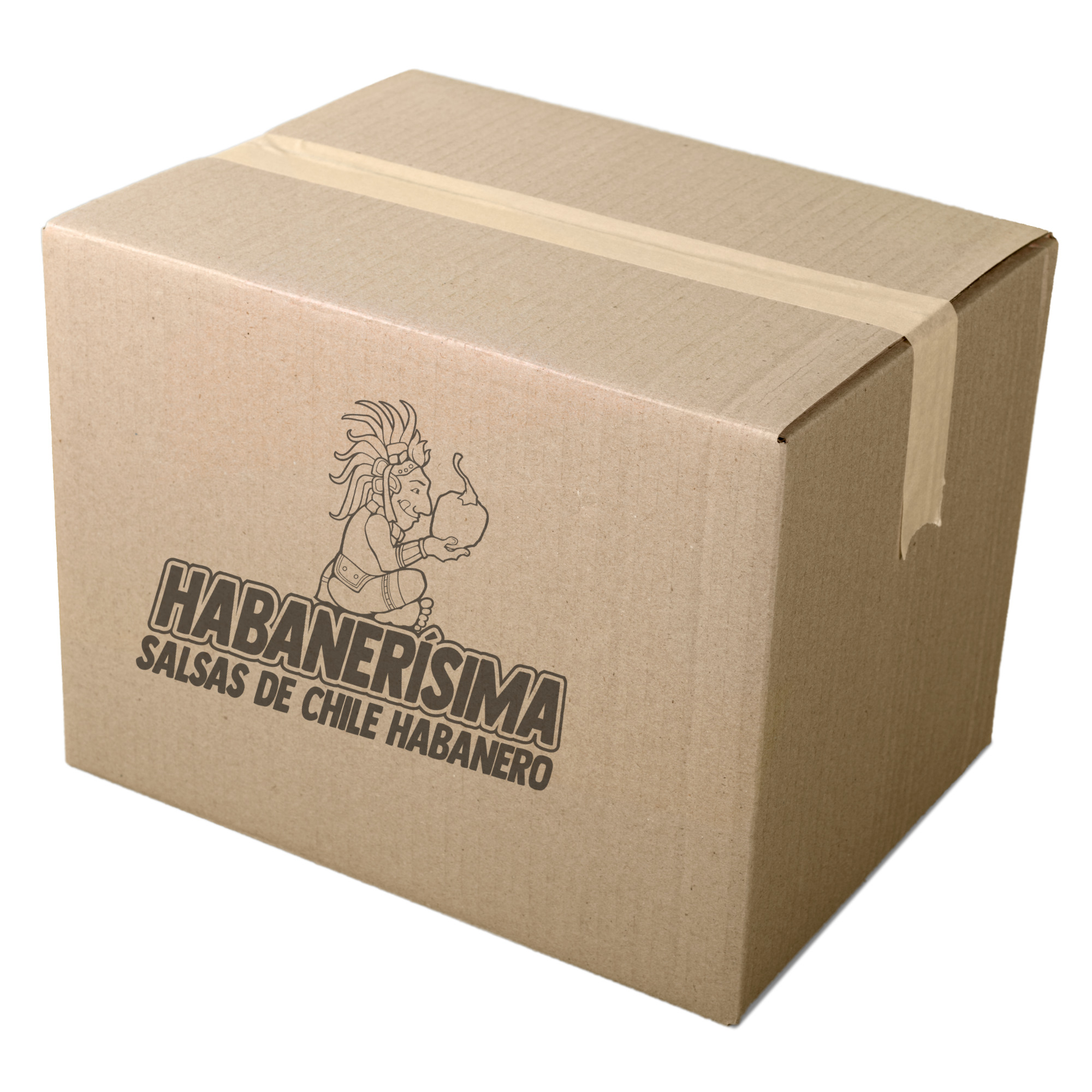 Caja de Salsa De Chile Habanero Habanerísima Galón