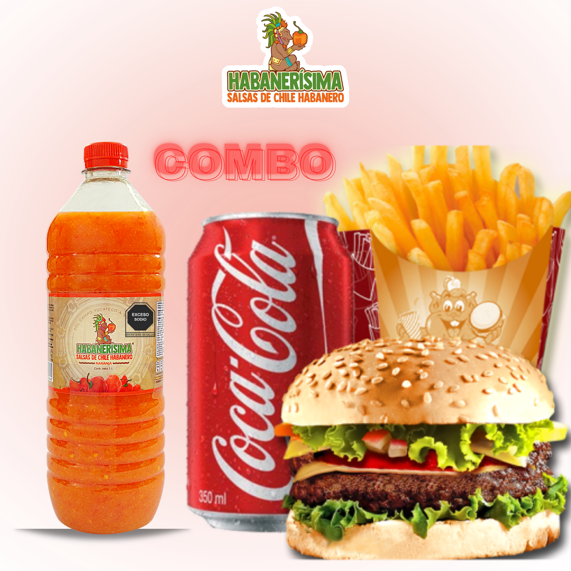 Salsa Naranja de Habanero Habanerisima litro 2