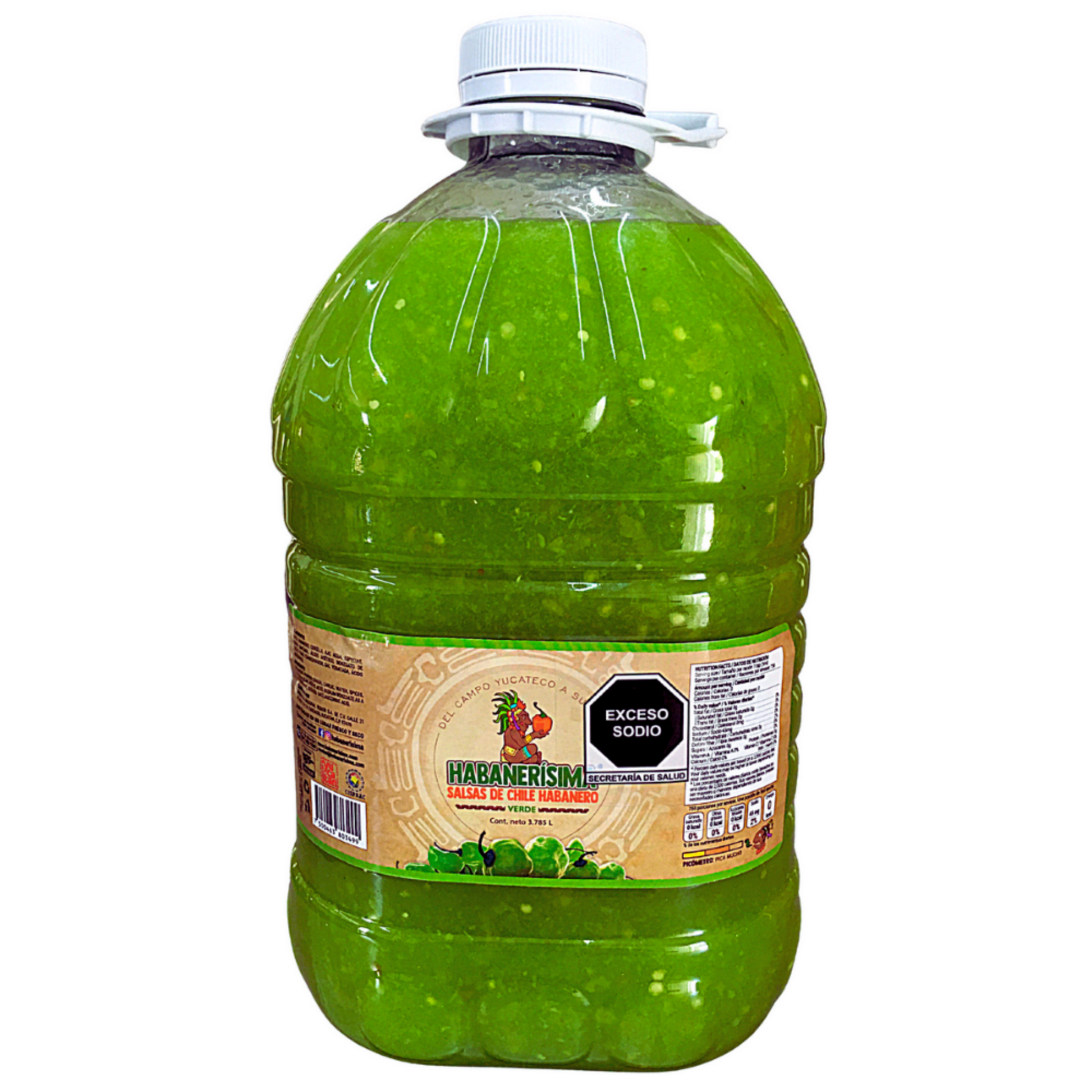 Salsa Verde Habanero Habanerisima Galon