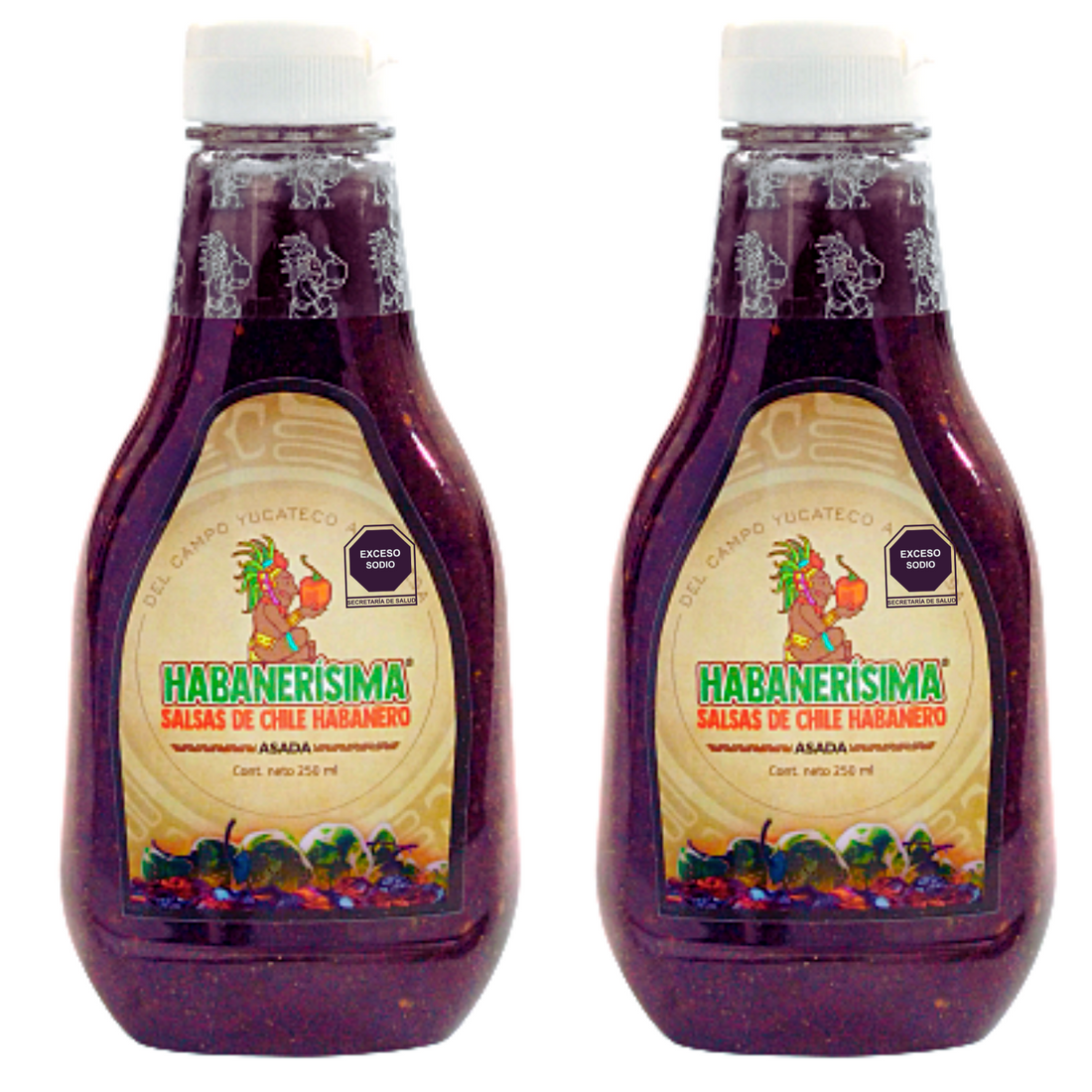Salsa asada tatemada Habanerisima