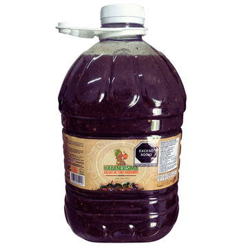 Salsa asada tatemada Habanerisima galon